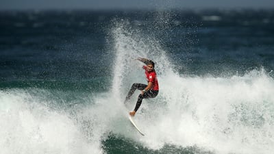 Gabi Spake competes in the finals during Hurley BL's Blast Off 2019 at Whale beach on Friday, October 04, 2019 in Sydney. Images