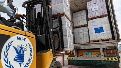 Dubai Humanitarian has been recognised for its key role in helping humanitarian agencies get vital aid to those in need in a number of regions. Antonie Robertson / The National