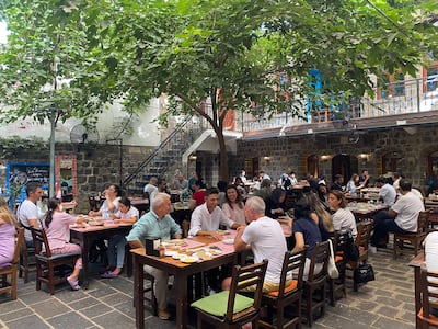 The Palace Gate cafe is located inside a 400-year-old former pickle manufacturer's house. Photo: Lizzie Porter / The National
