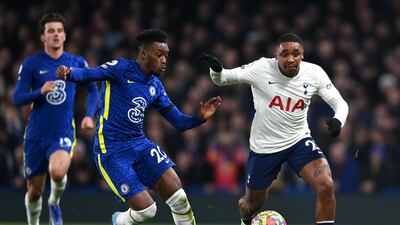 Left midfield: Callum Hudson-Odoi (Chelsea) – Tormented Japhet Tanganga and, with a pass to Hakim Ziyech and by winning a free kick, contributed to both goals against Tottenham. Getty Images