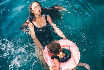 Children should be actively supervised by an adult at all times when swimming. Getty Images