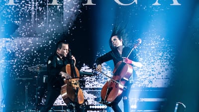 Finnish trio Apocalyptica, featuring Paavo Lotjonen and Perttu Kivilaakso, are released a second Metallica inspired album. Photo: Harri Lindfors