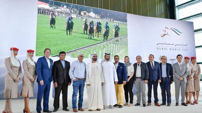Sheikh Mohammed attended the World Cup draw in Dubai on Wednesday ahead of the 23rd iteration of one of the world's most prestigious races. Wam
