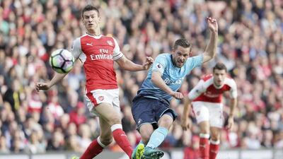 Laurent Koscielny is Arsenal's principle central defender. Tim Ireland / AP Photo
