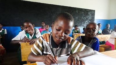 Cafu and Dubai Cares join forces to fully fund the building and development of a school in Malawi. Photo: Wam