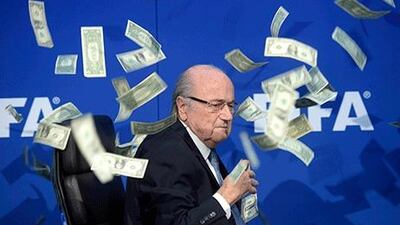Sepp Blatter's legacy will be tarnished if he is handed a life ban by Fifa judges on Monday. Ennio Leanza / AP Photo