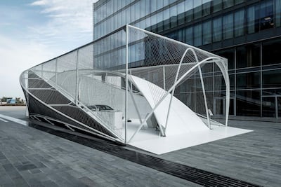 The Audi Innovation Hub that hosted several talks at Dubai Design Week in November. Photo by Tushar Naik