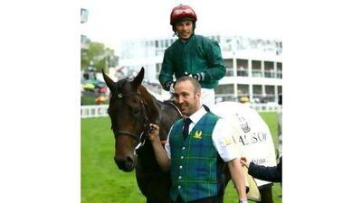Namibian, with jockey Silvestre De Sousa aboard, won the Queen's Vase at Royal Ascot.