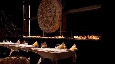 The interior of Izel at the Conrad Dubai. Courtesy Conrad Dubai