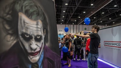 An artwork of Heath Ledger as The Joker