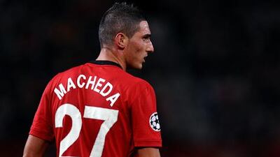 Manchester United's Italian forward Federico Macheda.