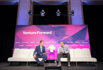 Prince Khaled is interviewed about food science and technology at Venture Forward, an investment conference held in San Francisco last month by Bloomberg Live Bloomberg