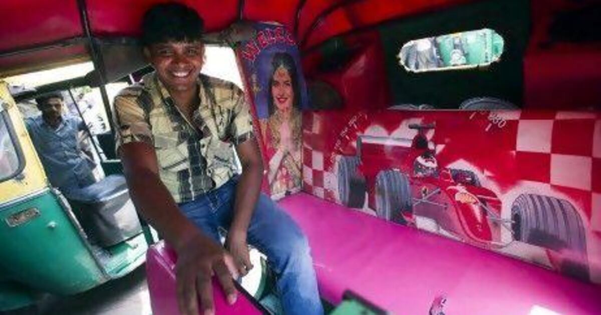 Imran Rind Rickshaw Keeping ahead of the pack in a rickshaw revolution | The National