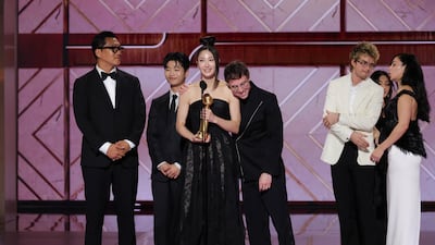 Singer Ejae wins Best Original Song for Golden alongside Mark Sonnenblick. Getty