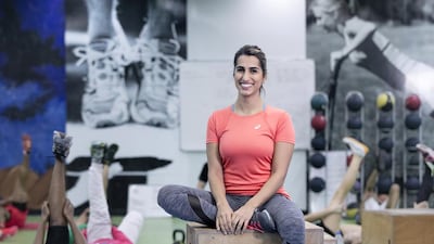 Abeer Amiri, pictured during one of her classes at Haddins in Abu Dhabi. Silvia Razgova / The National