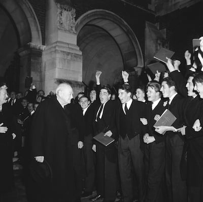 Former British prime minister Winston Churchill was an alumnus of the famous Harrow School in London. Getty Images
