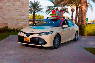 In February, the RTA announced plans to make its taxi fleet completely eco-friendly by 2027. Photo: RTA