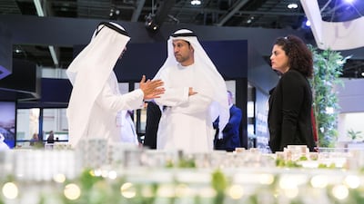 Arada's Aljada model at Cityscape Abu Dhabi 2019. Reem Mohammed / The National