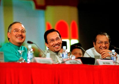 Until about two decades ago, Najib Razak, Anwar Ibrahim and Mahathir Mohamad were all on the same team. Reuters