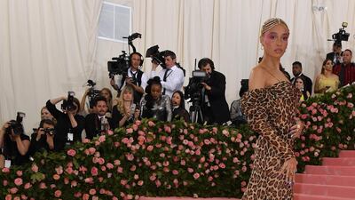Model Adwoa Aboah arrives at the 2019 Met Gala in New York on May 6. AFP