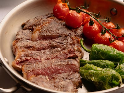 The Wagyu rib-eye steak is tender, succulent and tasty. Photo: Mandarin Oriental Downtown Dubai
