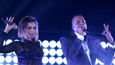 Beyonce, left, and Jay Z are teaming up for On the Run – a tour across 16 cities in North America. Matt Sayles / Invision / AP Photo