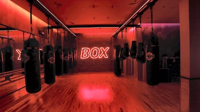 The Box studio at XFit 3-in-1 in Dubai's Town Centre