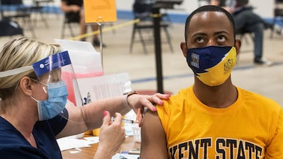 The US, South Africa and EU will temporarily stop the rollout of the Johnson & Johnson vaccine after rare reports of blood clotting. AP