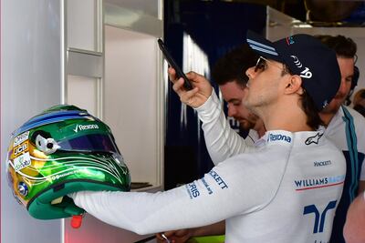 Felipe Massa is driving in the last Formula One race of his career. Giuseppe Cacace / AFP
