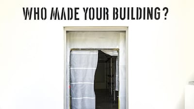 “WHO MADE YOUR BUILDING?” International Pavilion of Poland. (2016) at the 15th International Architectural Exhibition – La Biennale di Venezia. Venice Biennale. Image courtesy of Mays Albeik