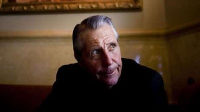 Gary Player giving an update on the progress of the course he has designed on Saadiyat Island.