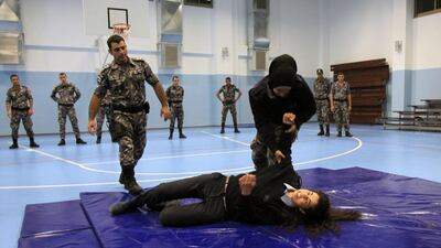 Only three per cent of the Palestinian police force’s 8,000 members are women, but other branches of the security forces are making tentative steps to boost women’s numbers in their ranks.
