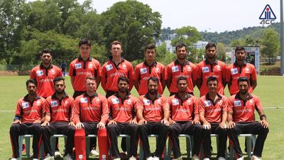 The Hong Kong side who qualified to face Pakistan and India at the Asia Cup in the UAE. Image courtesy of ICC
