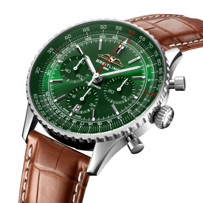 Only 250 pieces of the Breitling Navitimer B01 Chronograph 43 Eithad Airways watch were made. Photo: Breitling