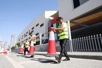 Schools in the UAE had to quickly prepare to reopen this week. Chris Whiteoak / The National