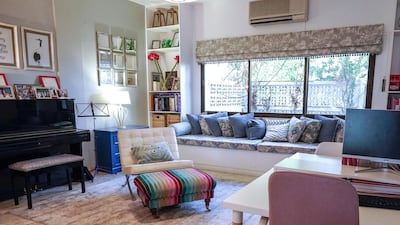 Wightman manages to balance a wide array of patterns and prints throughout her home in a harmonious manner