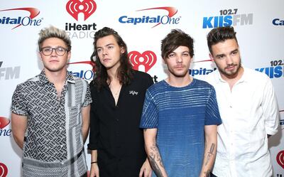 Niall Horan, Harry Styles, Louis Tomlinson and Liam Payne are planning a reunion for One Direction's 10th anniversary in July 2020. Getty Images