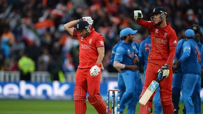 What followed was panic stations in the England dressing room as Bresnan needlessly ran himself out much to the irritation of Broad. Gareth Copley / Getty Images