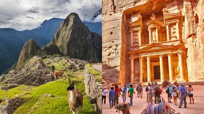 4. Why slog to the peak of Huaynapicchu (young mountain) at Machu Picchu, the ancient lost city of the Incas, when the Treasury of Petra is on your doorstep? Getty Images