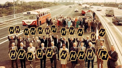 Dubai was not the only place to switch. A year later, Sweden prepares for 'right-hand traffic diversion' day or simply Dagen H (H-Day) in 1967. Alamy