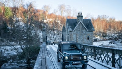The Grenadiers move towards Scotland's Cairngorms National Park