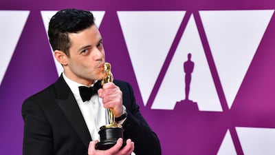 Rami Malek is the first Egyptian-American man to win a Best Actor Oscar. AFP
