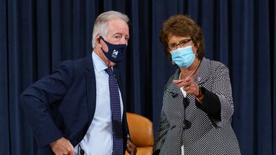 Jackie Walorski, US Representative from Indiana, with Richard Neal, chairman of the House ways and means committee. AP