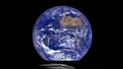 A striking composite image of Earth captured by Nasa’s Lunar Reconnaissance Orbiter while in orbit around the Moon in 2015.Photo: Nasa