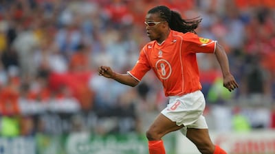 Edgar Davids (football). The former Dutch international footballer was diagnosed with glaucoma during his playing days with Juventus in the 1990s. Getty Images
