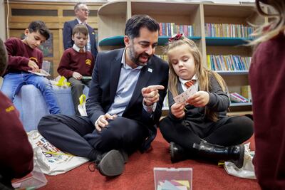 Scotland's former first minister, Humza Yousaf. Rishi Sunak's tenure as prime minister coincided with the leaders of the UK’s other three nations also being people of colour, along with London’s Mayor. Getty