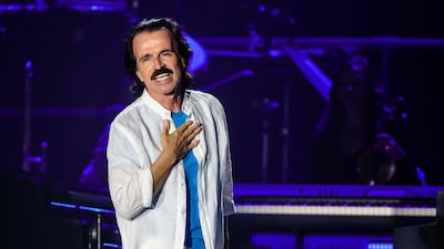 Yanni performing at du Forum, Abu Dhabi on February 14, 2019. Courtesy Flash Entertainment