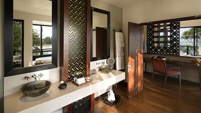 The One Bedroom Anantara Suite bathroom at Anantara Kalutara Resort, Sri Lanka. Courtesy Anantara Kalutara Resort