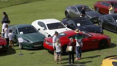 The event brought together more than 30 cars, from vintage models to the latest Astons.