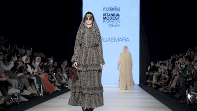A modestwear look from Istanbul Modest Fashion Week